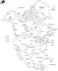 One of the largest north american birds, the american white pelican is majestic in the air. Free Labeled North America Map With Countries Capital Pdf