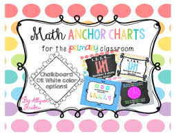 Math Anchor Charts For The Primary Classroom