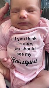 First haircut 🌸 #newbornbaby #firsthaircut #hairdresser #foryoupage #...