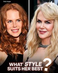 Nicole Kidman: blonde or natural red? Which look do you love more? 👇✨