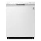 24-in White Slide-in Dishwasher with Front Controls and QuadWash LG