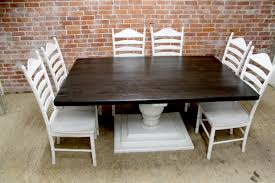 If you that space or a large family to sit 8 people dining together, this free diy plan from decor and the dog is perfect for you. Square Farm Table With Pedestal Lake And Mountain Home