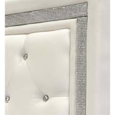Maybe you would like to learn more about one of these? Best Master Faux Leather Full Queen Headboard Tufted Crystal Rhinestone In White 319wq
