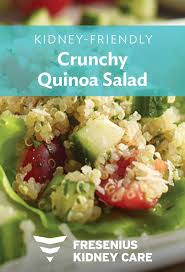 Crunchy Quinoa Salad Recipe Recipe Kidney Friendly Recipes Renal Diet Kidney Friendly Foods Recipes