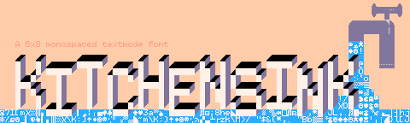 Check spelling or type a new query. Kitchen Sink Monospaced Textmode Font By Polyducks Retroshark