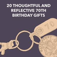 reflective 70th birthday gifts