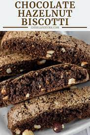 Chocolate Hazelnut Biscotti Recipe Chisel Fork Recipe Hazelnut Biscotti Recipe Desserts Biscotti Recipe