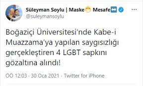 Twitter bu iki paylaşıma, bu tweet, taciz içeren davranış hakkındaki twitter kuralları'nı ihlal etti. Twitter Dan Suleyman Soylu Nun Lgbti Lari Hedef Alan Tweetine Engel