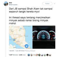 We did not find results for: Minyak Turun 3 Bar Saja Dari Kl Ke Jb Lelaki Ini Kongsi Cara Jimat Minyak Paling Efektif