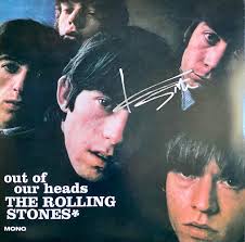 Keith Richards Autographed Signed the Rolling Stones Out of Our Heads Dark  Teal Vinyl