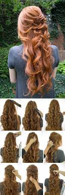 A voluminous high bun is a simple bridesmaid hairstyle for long hair that can suit any dress. Long Hair Curly Bridesmaid Hairstyles Novocom Top