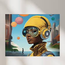 Decorate Your Walls, Eclectic Wall Art, Framed Bedroom Artwork, Sci-fi  Painting, Landscape Illustration, Art for Lounge, Modern Prints Art