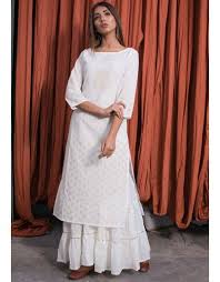 Maybe you would like to learn more about one of these? White Cotton Sarara Kameez Set Sharara Set Sarara Dress Sharara