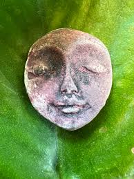 Dollhouse miniature wooden decorative ceramic Face