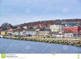 The administrative centre of the municipality is the c. Larvik Kai Im Fruhjahr Norwegen Redaktionelles Stockfoto Bild Von Industrie Abend 80761113