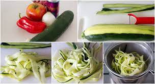 Transfer to a colander, drain, and set aside. 4 Formas De Cortar Verduras Para Hacer Zoodles O Espaguetis Vegetales
