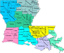 The map above is a landsat satellite image of louisiana with parish boundaries superimposed. Cajun And Cajuns Genealogy Site For Cajun Acadian And Louisiana Genealogy History And Culture