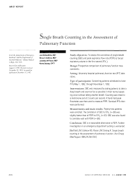 Image result for Single Breath Counting