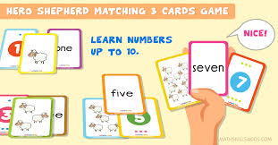 Hero Shepherd Printable Number Matching Cards 1 10 Number Memory Game For Kids Math Activities Preschool Matching Cards Printable Numbers