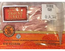 Ground turkey breast 99% lean 1% fat (1 serving) contains 0g total carbs, 0g net carbs, 1.5g fat, 26g protein, and 120 calories. Trader Joe S Ground Turkey 112 G Nutrition Information Innit