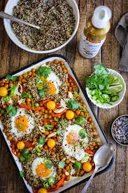 Easy Sheet Pan Indian Spiced Chickpeas And Eggs This Mess Is Ours Recipe Spiced Chickpeas Indian Spices Food