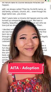 Reddit AITA Adoption Storytime