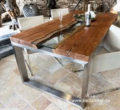4 armlehnstühle runder tisch mit glas. Design Esstisch Aus Holz Der Tischonkel Esstische