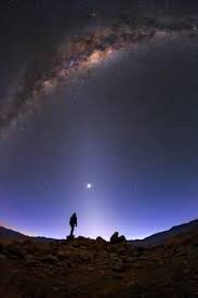 The Milky Way Venus And Zodiacal Light Above A Stargazer In The Desert Photographic Print Babak Tafreshi Art Com Stargazing Milky Way Astronomy