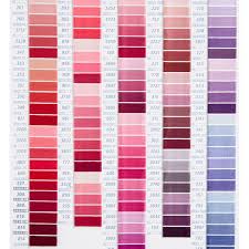 Dmc Floss Colors Chart Embroidery Thread Conversion Chart