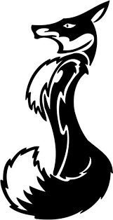 Black And White Silhouette Black And White Fox Clipart 1000 Images About Fox Templates On Pinterest Clip Art Red Fox And Tribal Eagle Tattoo Tribal Fox Art