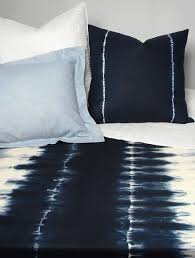 Dark Blue Shabori Bedding Tie Dye Bedding Shibori Bedding Shibori Tie Dye