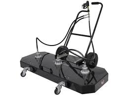 Hailed as the best flat surface cleaner for pressure washer with up to 3200 psi, this model cleans flat surfaces four times faster than your average spray nozzles. Erie Tools 60 Aluminum Flat Surface Cleaner For Hot Cold Water Pressure Washer 4000 Psi 32 Gpm With Wheels Newegg Com