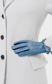 20 Looks With Fashion Gloves Glamsugar Com Hermes Blue Lambskin Clou De Selle Gloves Gloves Gloves Fashion Fashion Gloves