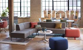 As Seen Here Riverbend Lounge Seating And Pebble Ottoman And Jive Table Create A W Office Furniture Inspiration Home Cinema Room Interior Design Kitchen Small
