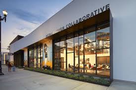 Rdc Studio111 Offices Long Beach Ca Oculus Light Studio Creative Office Lighting Desig Storefront Design Retail Design Storefront Facade Design