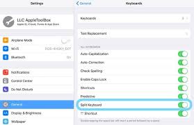 How To Fix An Ipad Keyboard That S Split In Half Or Two Appletoolbox
