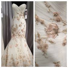 Hot New Gowns From The Chicago Bridal Runway Shows Gold Wedding Gowns Rose Gold Wedding Dress Wedding Dresses