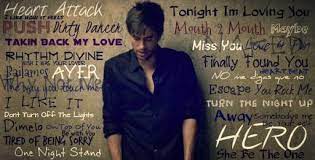 Enrique Iglesias Heart Attack Enrique Iglesias Iglesias Song Lyrics