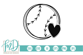 Softball Svg By Morgan Day Designs Thehungryjpeg Com