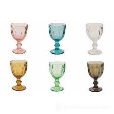 Fino a 110eur di buoni regalo con edison. Set 6 Calici Vino Colorati Chateau Villa D Este Home Tivoli Madeincucina Com