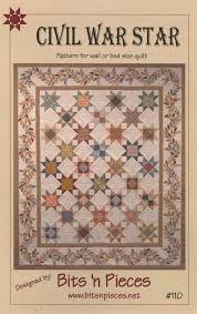 Civil War Star In 2020 Book Quilt Civil War Quilts Quilt Pattern Book