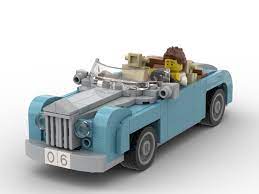 Lego Ideas Build A Vintage Car To Cruise The Streets Of Lego Modular Buildings 1960s Classic Convertible Lego Cars Lego Modular Lego Police Car