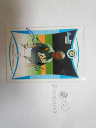 2009 Bowman 1st Card Tyreace House Signed Baseball Card