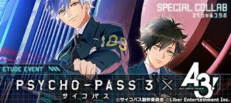 Check spelling or type a new query. Psycho Pass 3 A3 Special Collab A3 Wiki