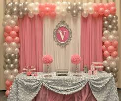 Hall Birthday Decoration At Home Wall Princess Baby Shower Party Ideas Photo 8 Of 22 Baby Shower Princess Backdrops For Parties Baby Shower Parties