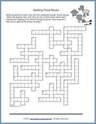 Fun Spelling Puzzles Worksheets Nouns Worksheet Plurals Spelling Words
