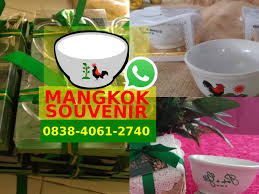 Souvenir Mangkok Kecil Murah 0838 406i 2740 Whatsapp Pernikahan Unik Bungkus Plastik Kain Tile