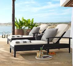 Maybe you would like to learn more about one of these? Palmetto All Weather Wicker Outdoor Chaise Lounge Black Pottery Barn