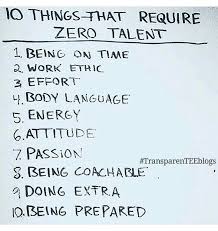 10 Things That Require Zero Talent Meaning You Only Have To Be Willing To Grow To Be The Best Version Of Yours Work Motivation Inspirational Quotes Motivation