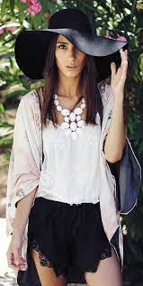What To Wear With Summer Hats Hat Fashion Summer Outfit Accessories Fashion